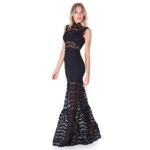 nightcap sunflower lace midi dress Sunflower Lace Midi Dress by Nightcap